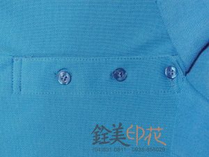 網眼棉質短袖POLO杉領釦車縫