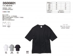 UnitedAthle寬版口袋T恤說明